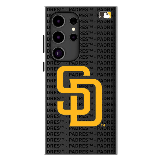 San Diego Padres Text Backdrop MagSafe Compatible Phone Case-0