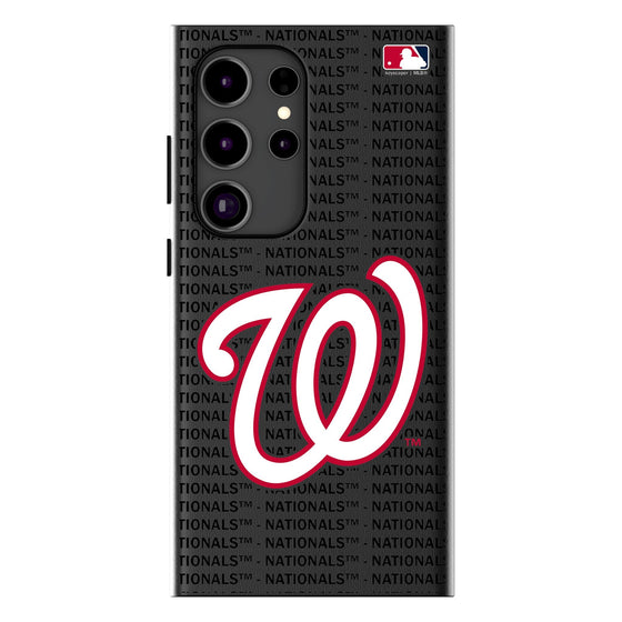 Washington Nationals Text Backdrop MagSafe Compatible Phone Case-0