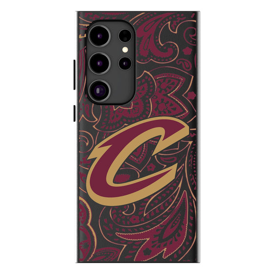 Cleveland Cavaliers Paisley MagSafe Compatible Phone Case-0