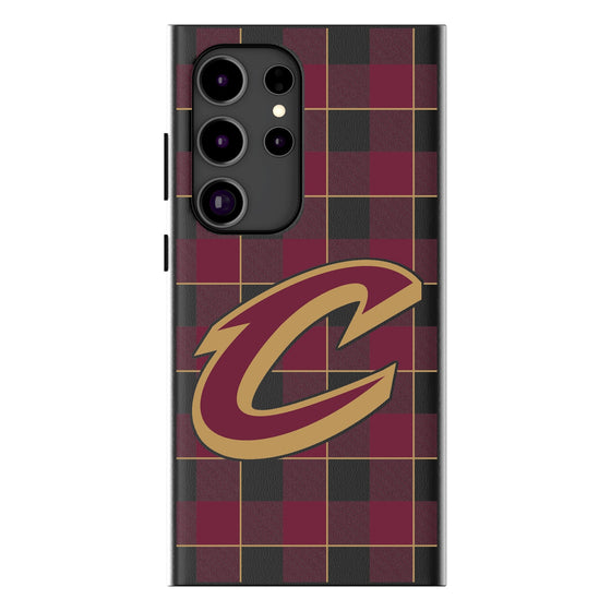 Cleveland Cavaliers Plaid MagSafe Compatible Phone Case-0