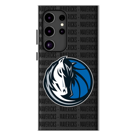 Dallas Mavericks Text Backdrop MagSafe Compatible Phone Case-0