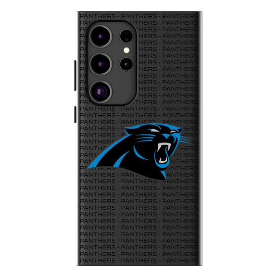 Carolina Panthers Text Backdrop MagSafe Compatible Phone Case-0