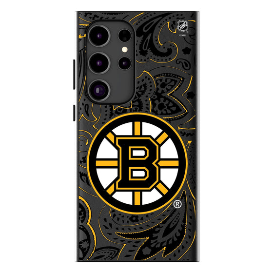 Boston Bruins Paisley MagSafe Compatible Phone Case-0