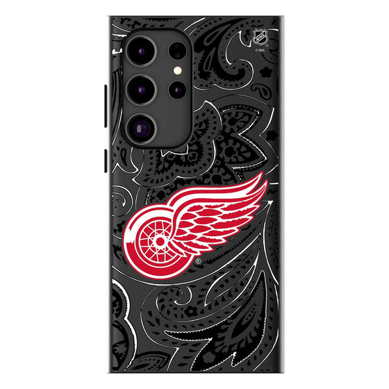 Detroit Red Wings Paisley MagSafe Compatible Phone Case-0