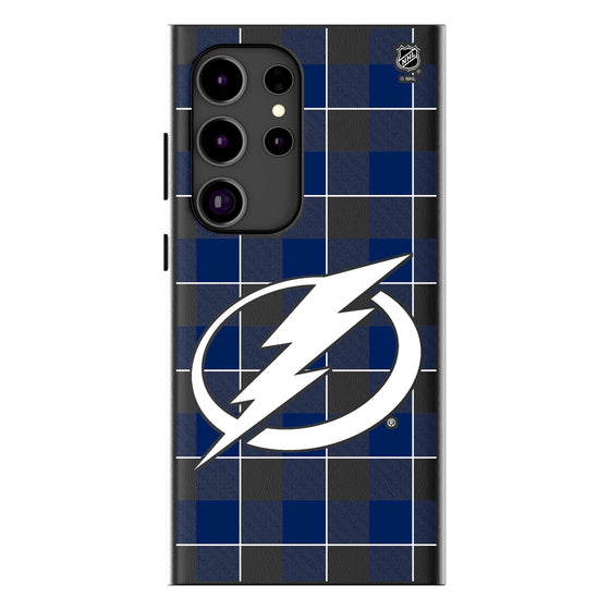 Tampa Bay Lightning Plaid MagSafe Compatible Phone Case-0