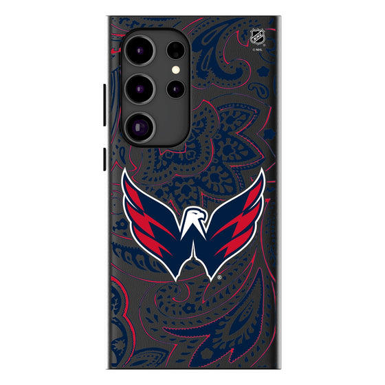 Washington Capitals Paisley MagSafe Compatible Phone Case-1