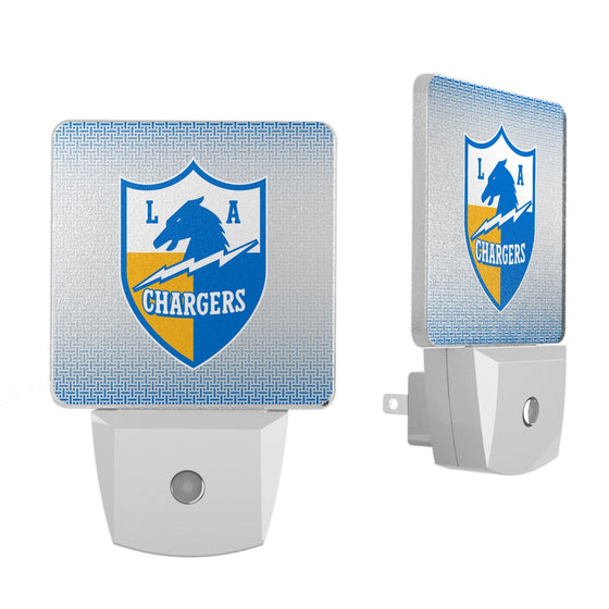Los Angeles Chargers Historic Collection Linen Night Light 2-Pack-0