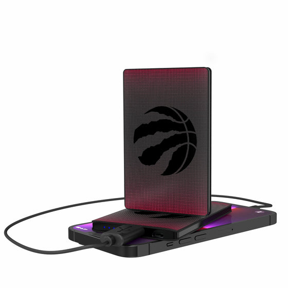 Toronto Raptors Linen 2500mAh Credit Card Powerbank-0