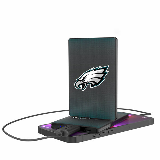 Philadelphia Eagles Linen 2500mAh Credit Card Powerbank-0