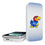 Kansas Jayhawks Linen 5000mAh Portable Wireless Charger-0