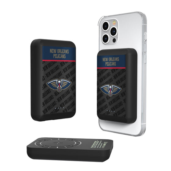 New Orleans Pelicans Endzone Plus Wireless Mag Power Bank-0
