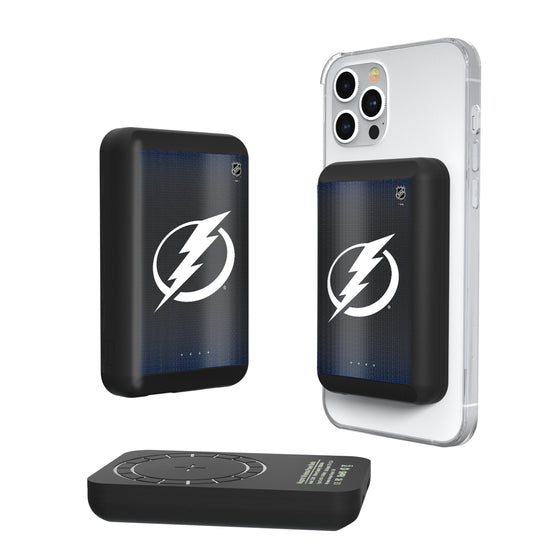 Tampa Bay Lightning Linen Wireless Mag Power Bank-0