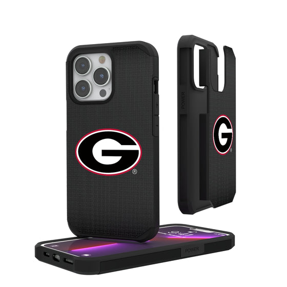 University of Georgia Bulldogs Linen Rugged Phone Case-0