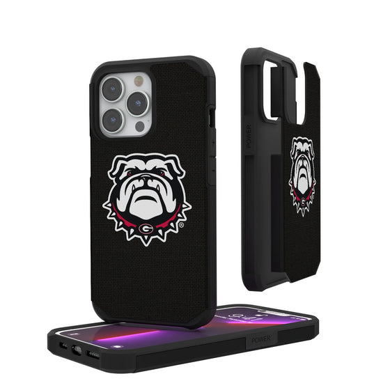 University of Georgia Bulldogs Uga Solid Rugged Phone Case-0