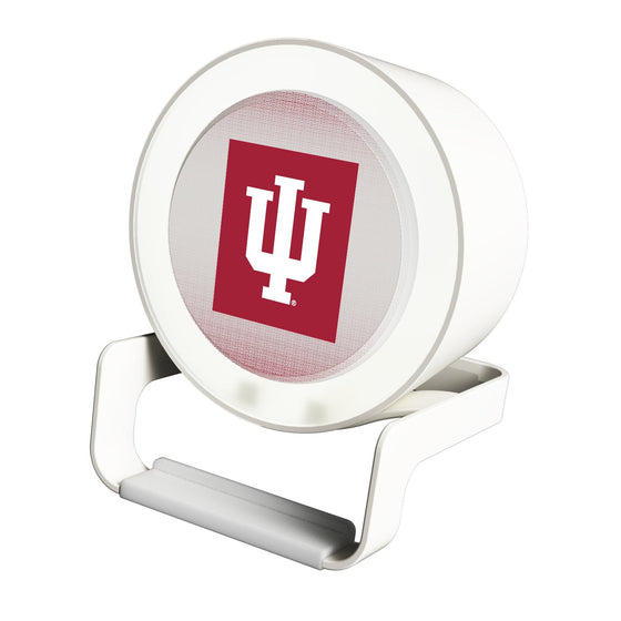 Indiana Hoosiers Linen Night Light Charger and Bluetooth Speaker-0
