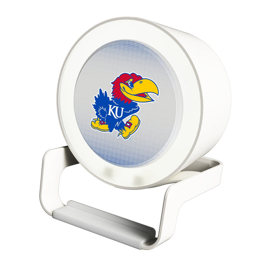 Kansas Jayhawks Linen Night Light Charger and Bluetooth Speaker-0