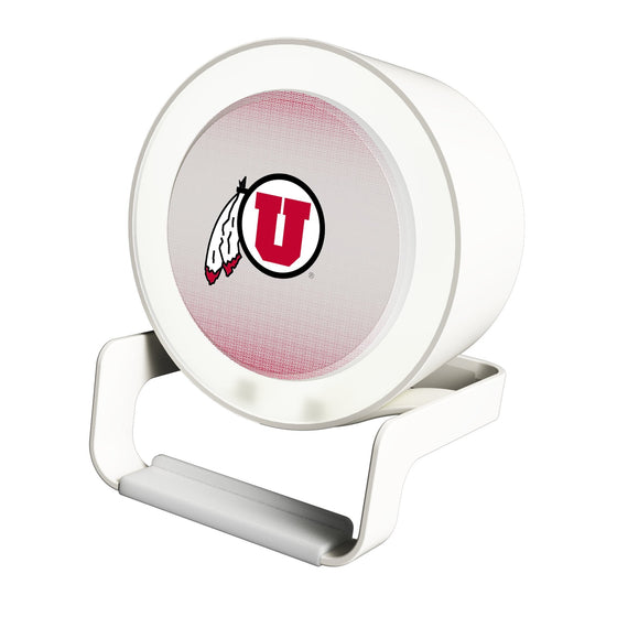 Utah Utes Linen Night Light Charger and Bluetooth Speaker-0