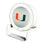 Miami Hurricanes Linen Night Light Charger and Bluetooth Speaker-0