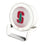 Stanford Cardinal Linen Night Light Charger and Bluetooth Speaker-0