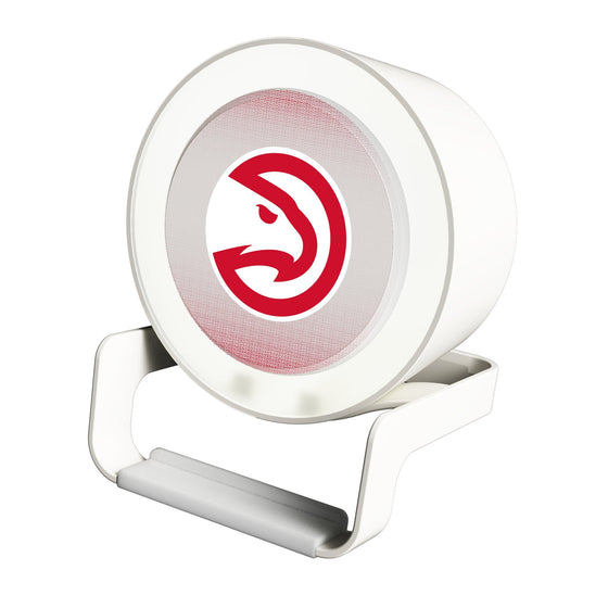 Atlanta Hawks Linen Night Light Charger and Bluetooth Speaker-0