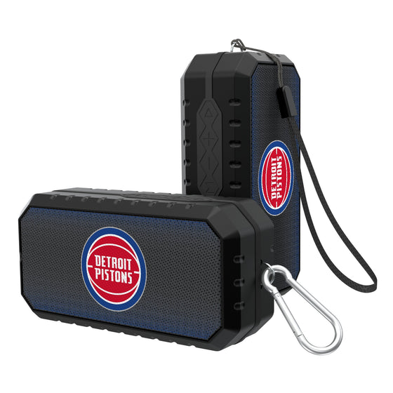 Detroit Pistons Linen Bluetooth Speaker-0