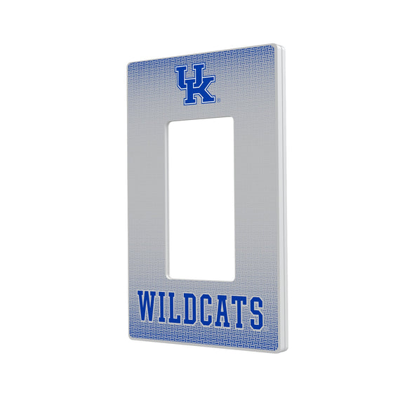 Kentucky Wildcats Linen Hidden-Screw Light Switch Plate-1