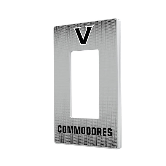Vanderbilt Commodores Linen Hidden-Screw Light Switch Plate-1
