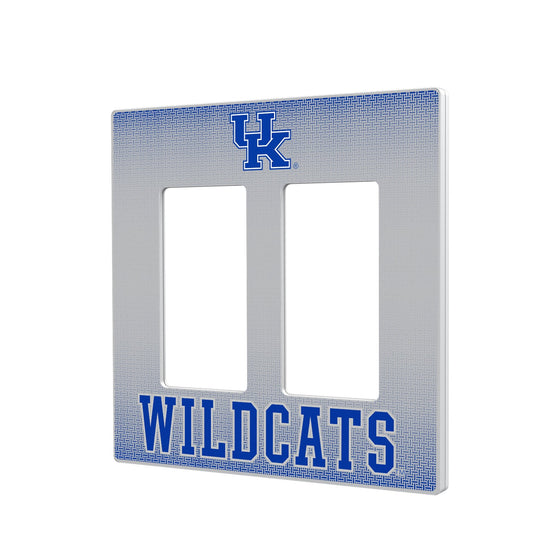 Kentucky Wildcats Linen Hidden-Screw Light Switch Plate-3