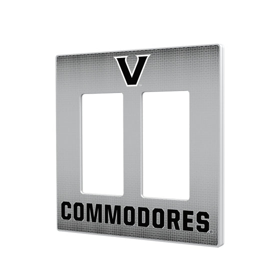 Vanderbilt Commodores Linen Hidden-Screw Light Switch Plate-3
