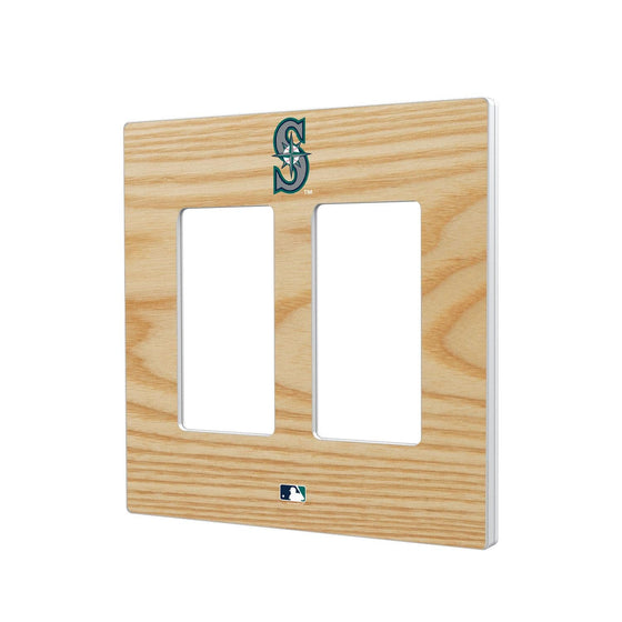 Seattle Mariners Wood Bat Hidden-Screw Light Switch Plate-3