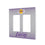 Los Angeles Lakers Linen Hidden-Screw Light Switch Plate-3