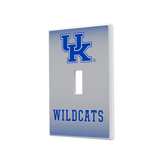 Kentucky Wildcats Linen Hidden-Screw Light Switch Plate-0