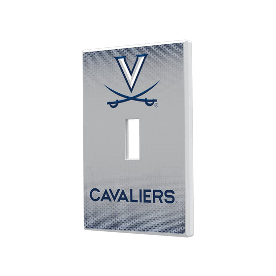 Virginia Cavaliers Linen Hidden-Screw Light Switch Plate-0