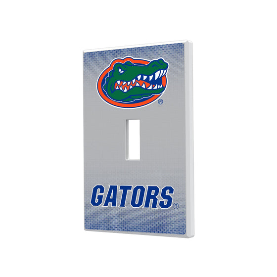 Florida Gators Linen Hidden-Screw Light Switch Plate-0