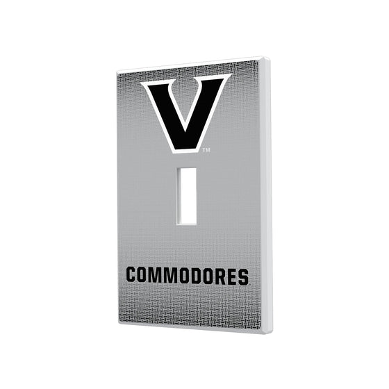 Vanderbilt Commodores Linen Hidden-Screw Light Switch Plate-0
