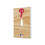 Philadelphia Phillies Wood Bat Hidden-Screw Light Switch Plate-0