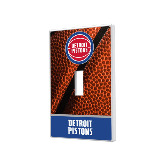 Detroit Pistons Basketball Hidden-Screw Light Switch Plate-0