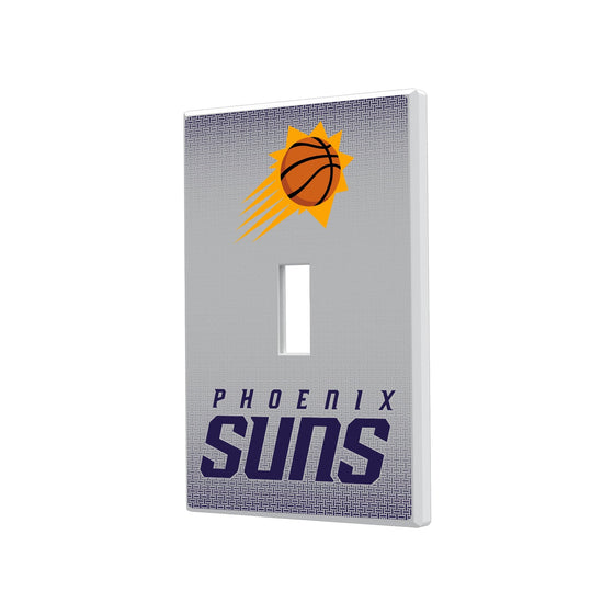 Phoenix Suns Linen Hidden-Screw Light Switch Plate-0