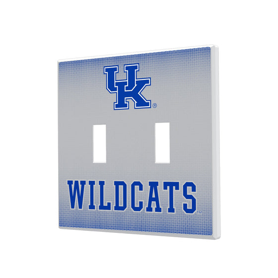 Kentucky Wildcats Linen Hidden-Screw Light Switch Plate-2