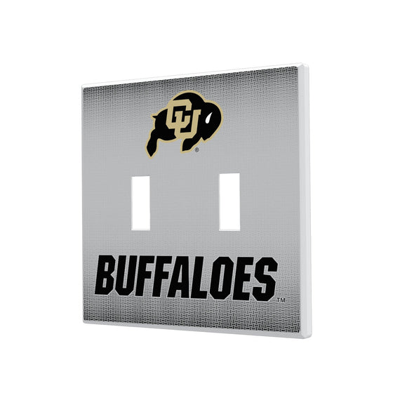 Colorado Buffaloes Linen Hidden-Screw Light Switch Plate-2