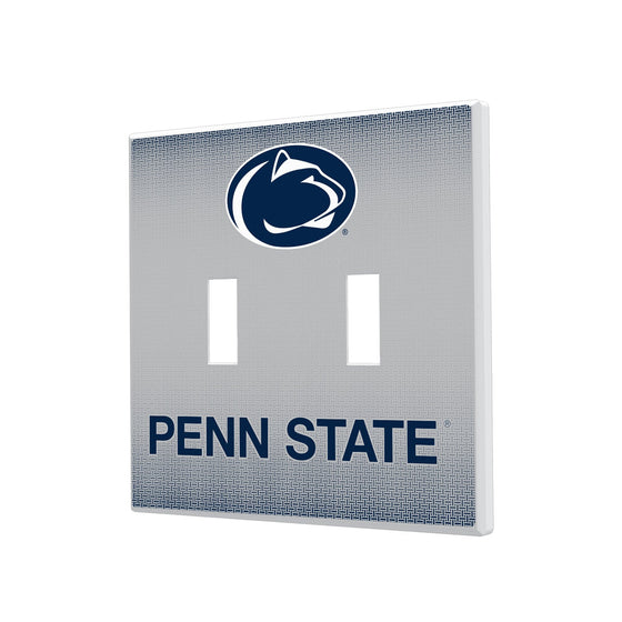 Penn State Nittany Lions Linen Hidden-Screw Light Switch Plate-2