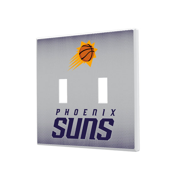 Phoenix Suns Linen Hidden-Screw Light Switch Plate-2