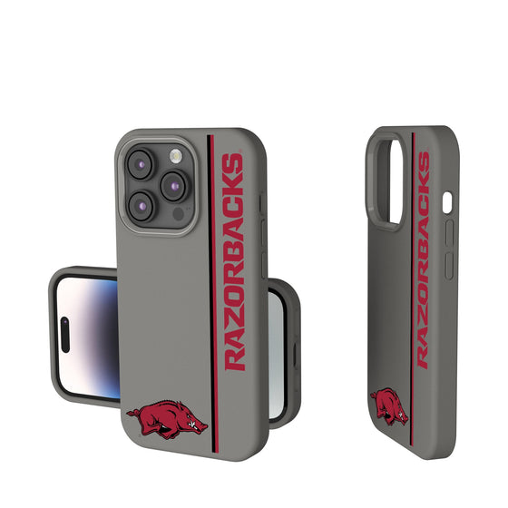 Arkansas Razorbacks Sidebar Soft Touch Phone Case-0