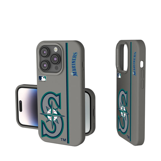 Seattle Mariners Sidebar Soft Touch Phone Case-0