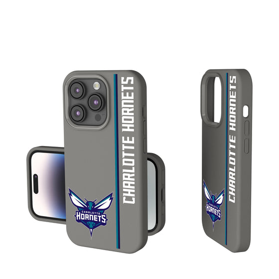 Charlotte Hornets Sidebar Soft Touch Phone Case-0