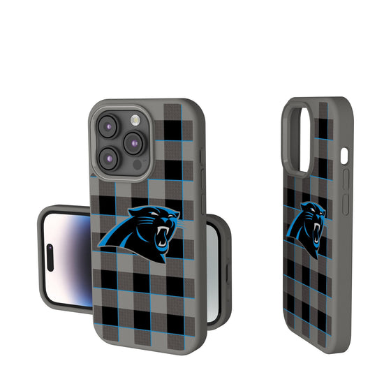 Carolina Panthers Plaid Soft Touch Phone Case-0