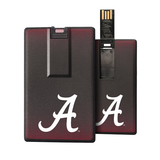 Alabama Crimson Tide Linen Credit Card USB Drive 32GB-0
