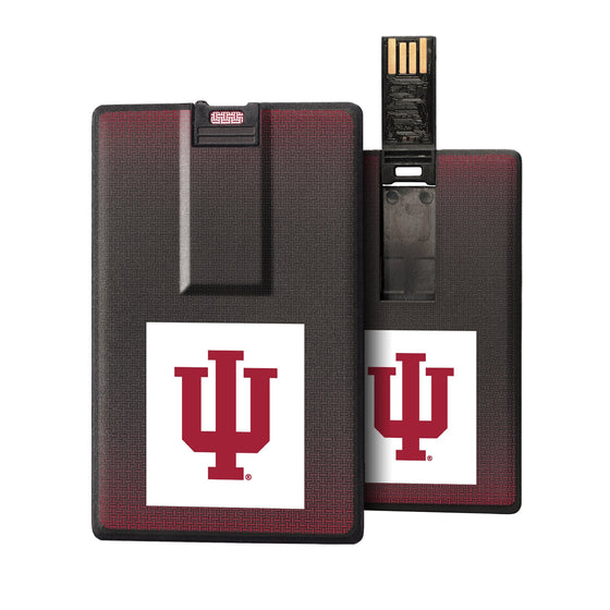 Indiana Hoosiers Linen Credit Card USB Drive 32GB-0