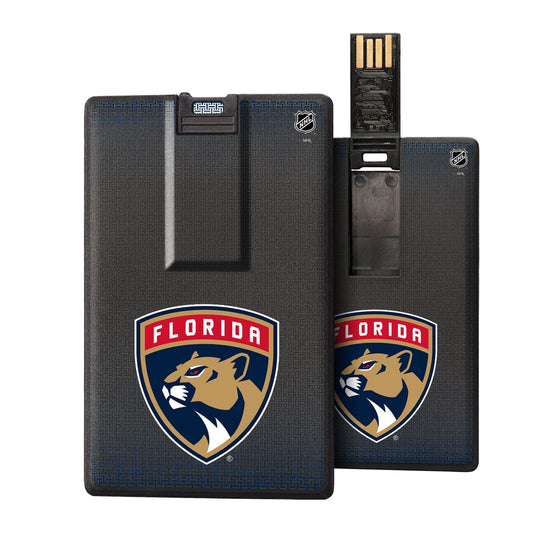 Florida Panthers Linen Credit Card USB Drive 32GB-0