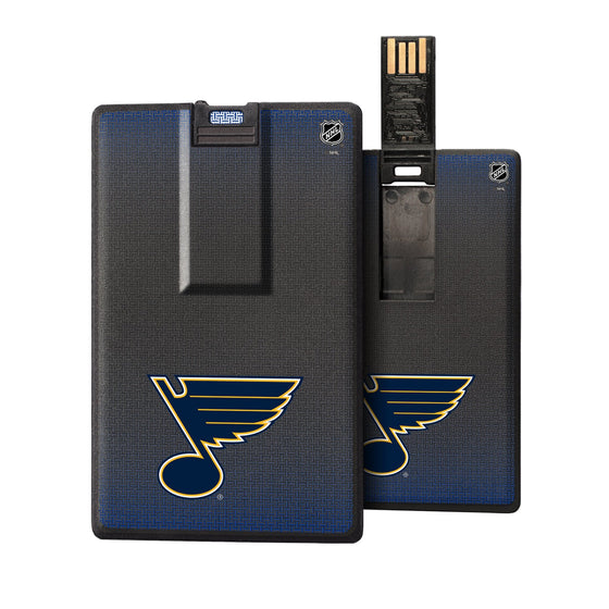 St. Louis Blues Linen Credit Card USB Drive 32GB-0